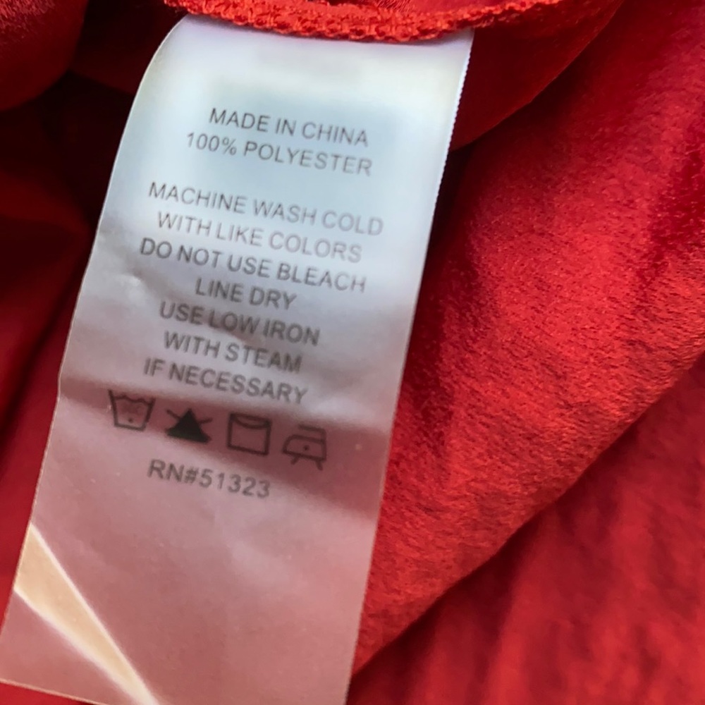 Vince Camuto Flutter Sleeve Rumple Side Tie Dress. - Picture 12 of 14